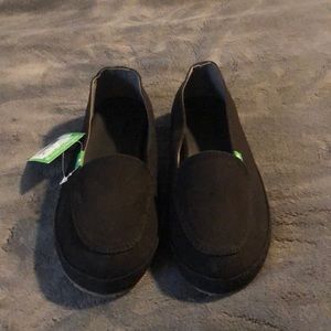 Sanuk black loafers - Blanche